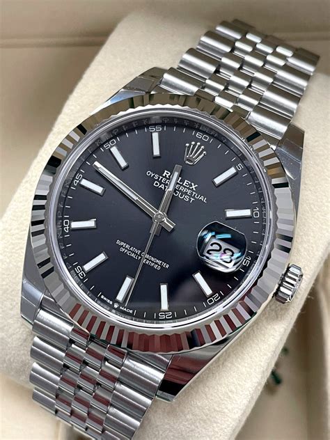 rolex datejust 41mm ref 126334 black dial jubilee 2019|2022 rolex datejust 41mm.